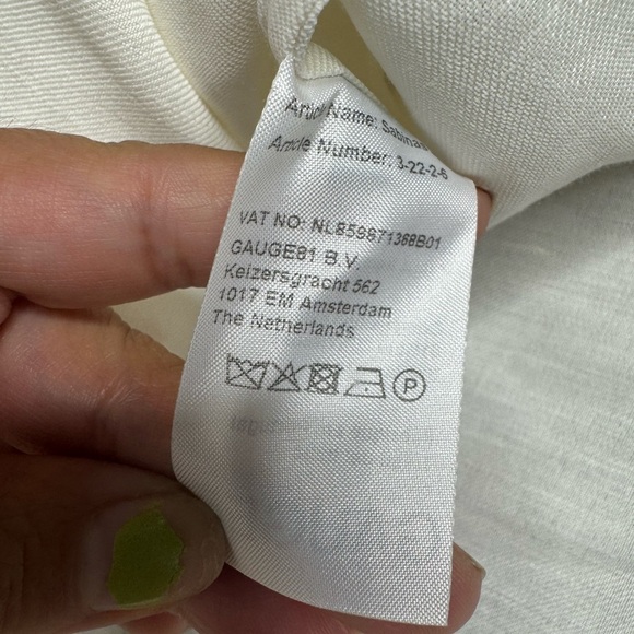 GAUGE 81 Sabinas Linen Wrap Shirt in white - Picture 6 of 11